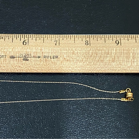 Natural Raw Amethyst Pendant Magnetic Clasp Gold-tone Skinny Chain Necklace - Picture 11 of 15